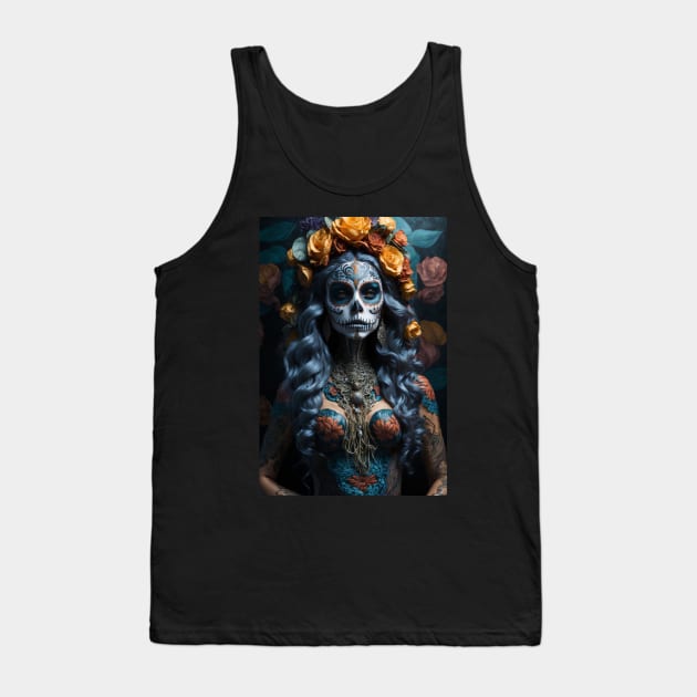 Beautiful La Muerte Lady Tank Top by MGRCLimon